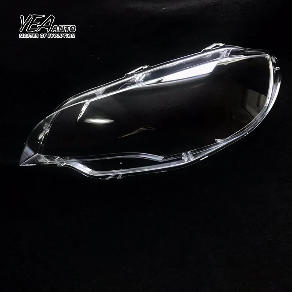 product yea auto car headlight glass pc lampshade cover lens lamp for bmw x6 e71 x6m headlamp shade lens cover 2008   2014-32