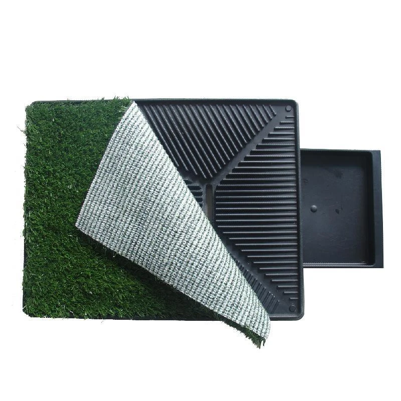 Indoor Dog Toilet Mat Lawn-inspired Plastic Washable and Waterproof Replacement for Outdoor Dog Toilet Mat