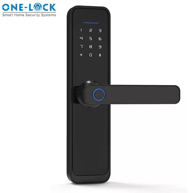 IC Card Digital Fingerprint Lock Password Code Home Hotel Smart Door Lock
