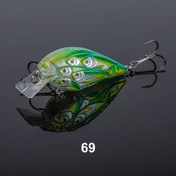 CHEERY Square Bill Crank Bait 60mm 12.5g Hard Bait Sea Fishing Lure Floating Tackle – Hard Lure – view 4