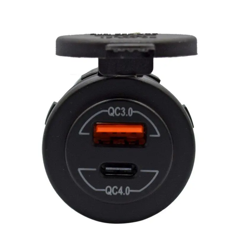 New 12V USB Socket Charger 100W USB Charger with Voltage Booster for Auto Car Marine Boat