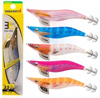 Cheery Wholesale Japanese Luminous Squid Jig Shrimp Lure EGI Glow Wood Shrimp Fishing Bat for River Fishing Made Metal – Metal Jig – view 5
