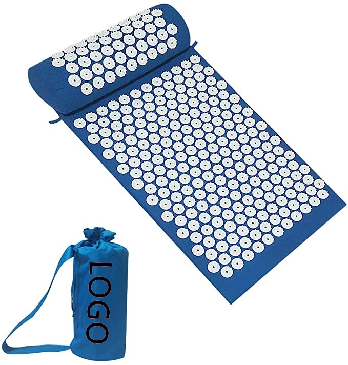 2021 wholesale Eco friendly accupressure mat massage mats full body Relaxation and Pain Relief acupressure mat and pillow