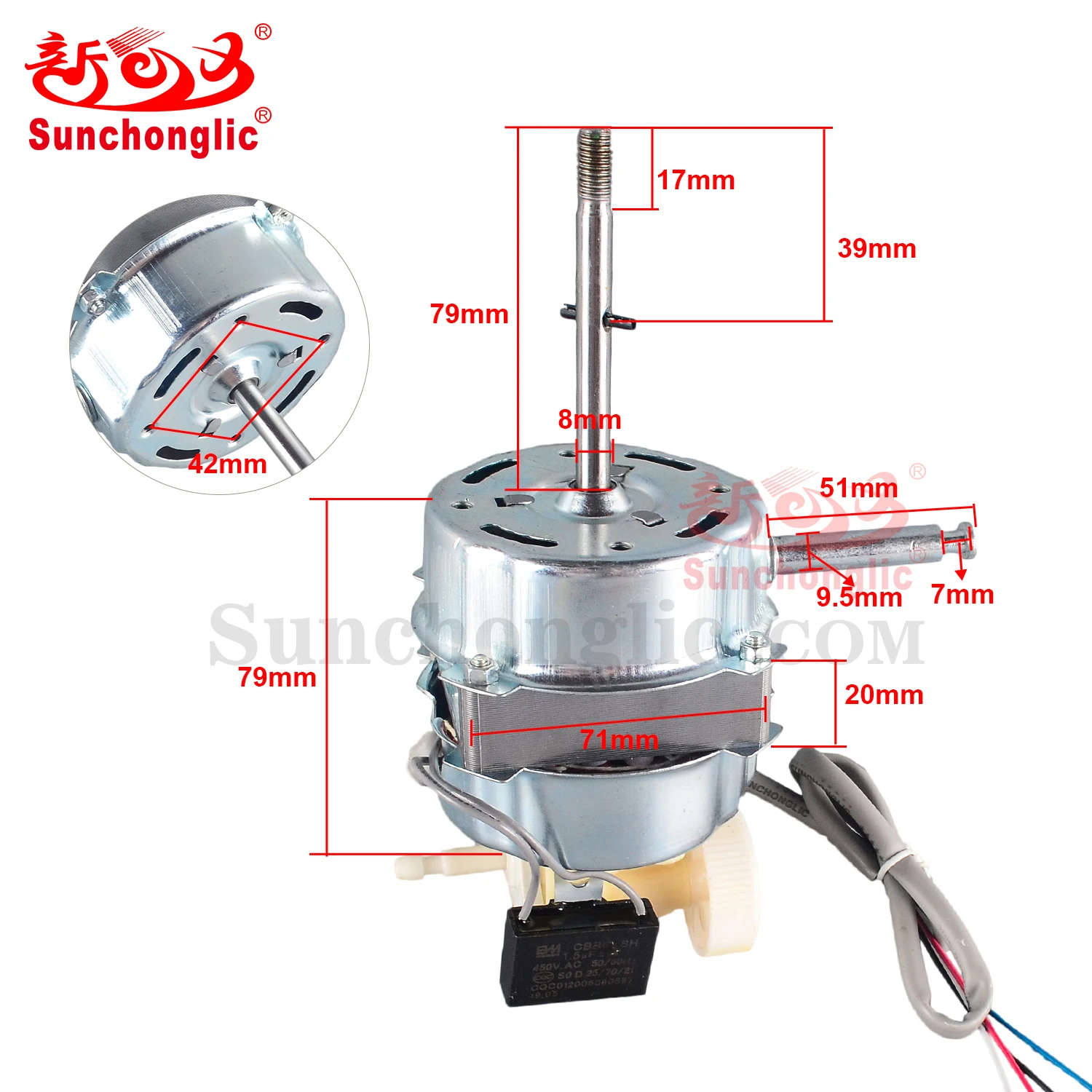 Table Fan, 220v, 55w, Aluminum - detail 6