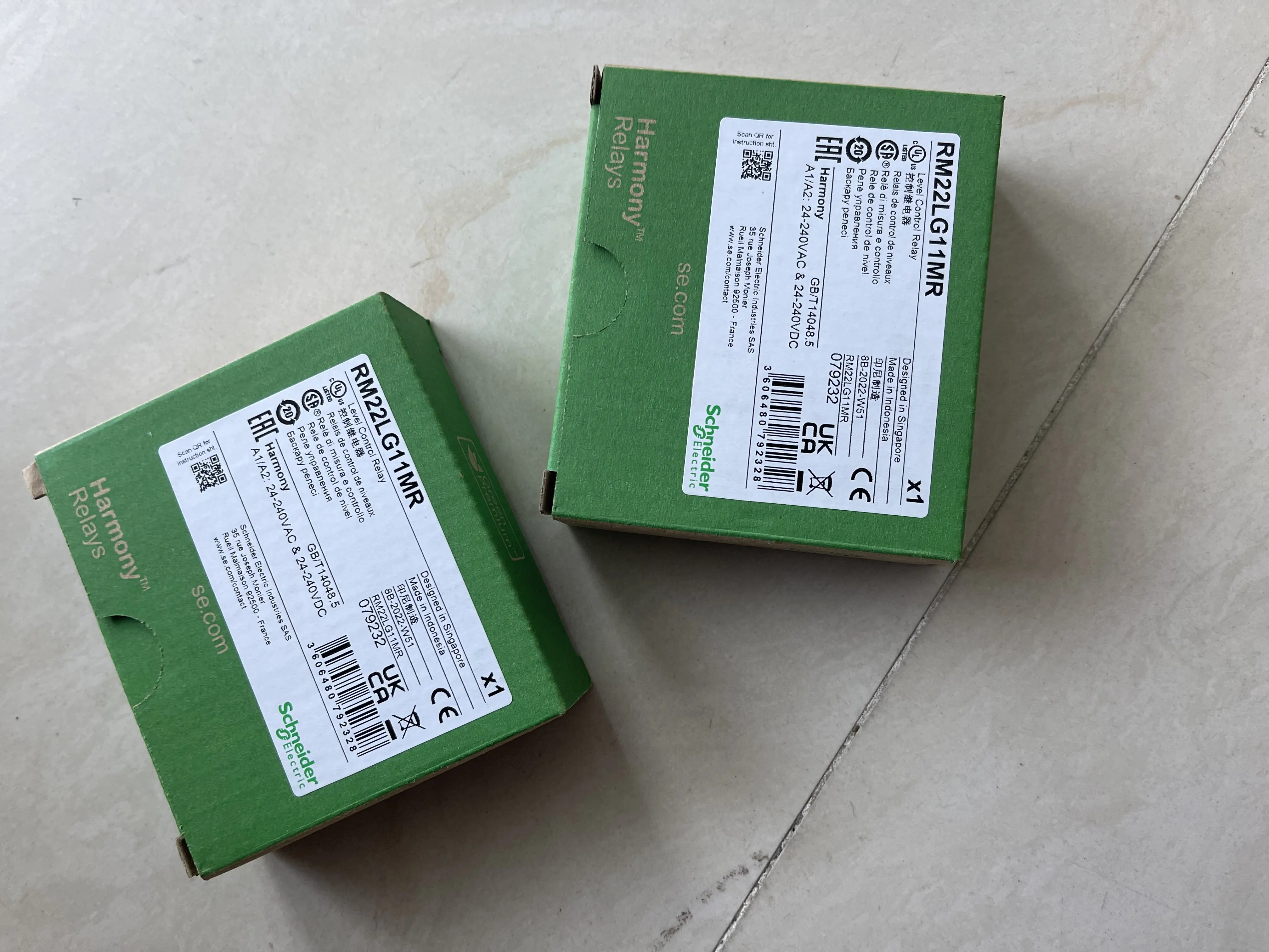 Schneider Level Control Relay RM22LG11MR Schneider Level Control Relay RM22LG11MR