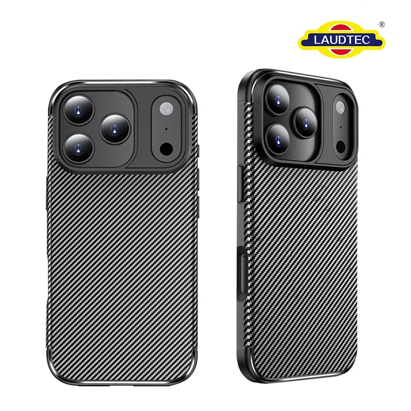 Business Style Phone Case Raised Camera Bezel Anti-Scratch Non-Slip TPU Bumper Shell for iPhone 18 Pro/18 Pro Max