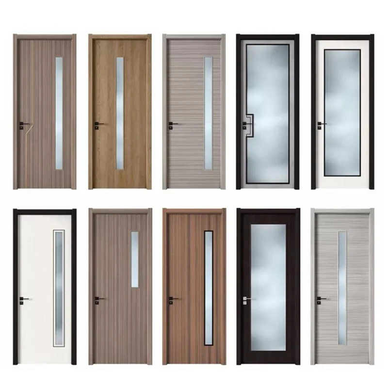 Abyat Toilet Door Design Aluminium Bathroom Door With Frosted Glass