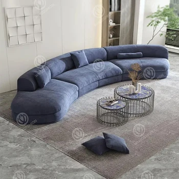 italian design hot sale luxury leather sofa set furniture living room modern sectional sofa