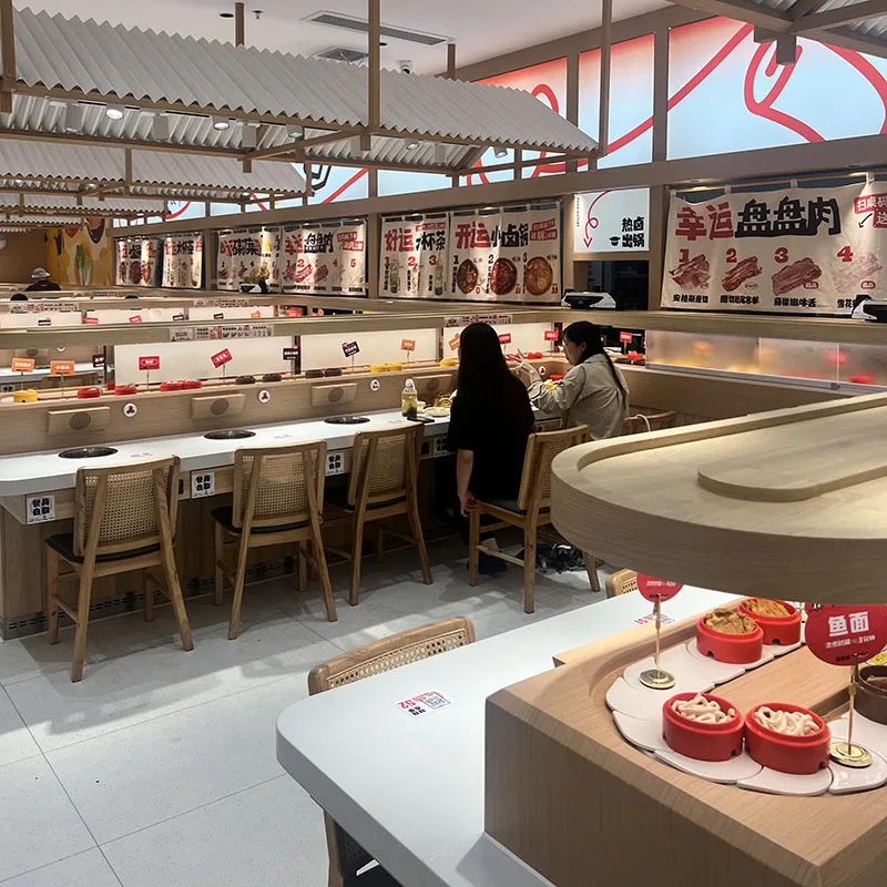 Restaurant Food Delivery Sushi Conveyor/ Conveyor Belt Sushi Sushi