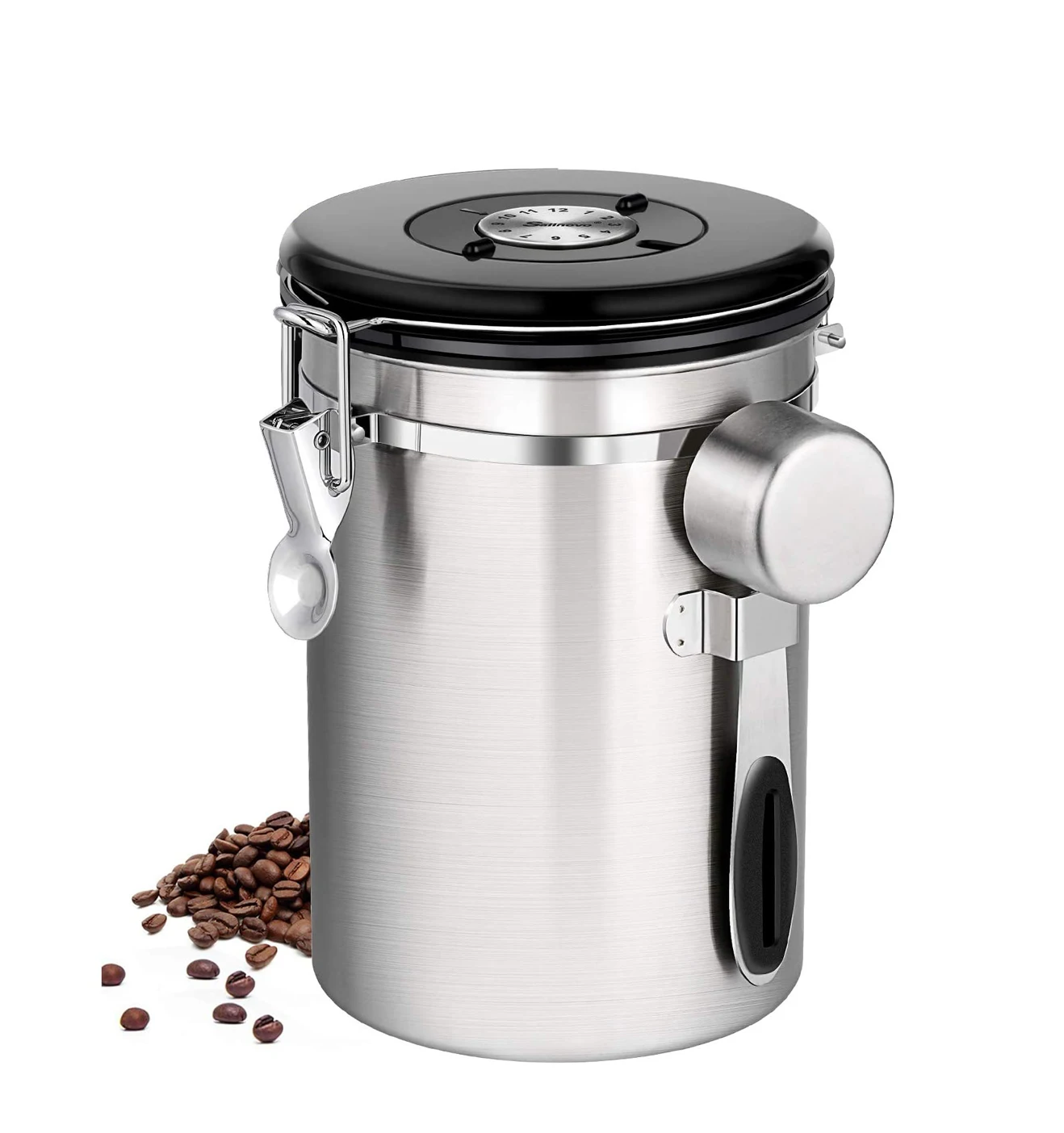 LaBlanc - Contenitore Ermetico Per Caffè In Acciaio Inossidabile Da 1,8 - 6