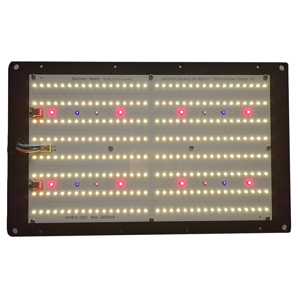 Full Cycle LED Grow Light LM301H OSR 660nm 730nm Seoul Viosys UV  PCB Board