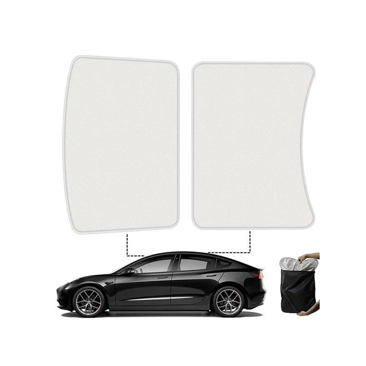 テスラ モデル3 ハイランド用 車用カーテン サンルーフ サンバイザー