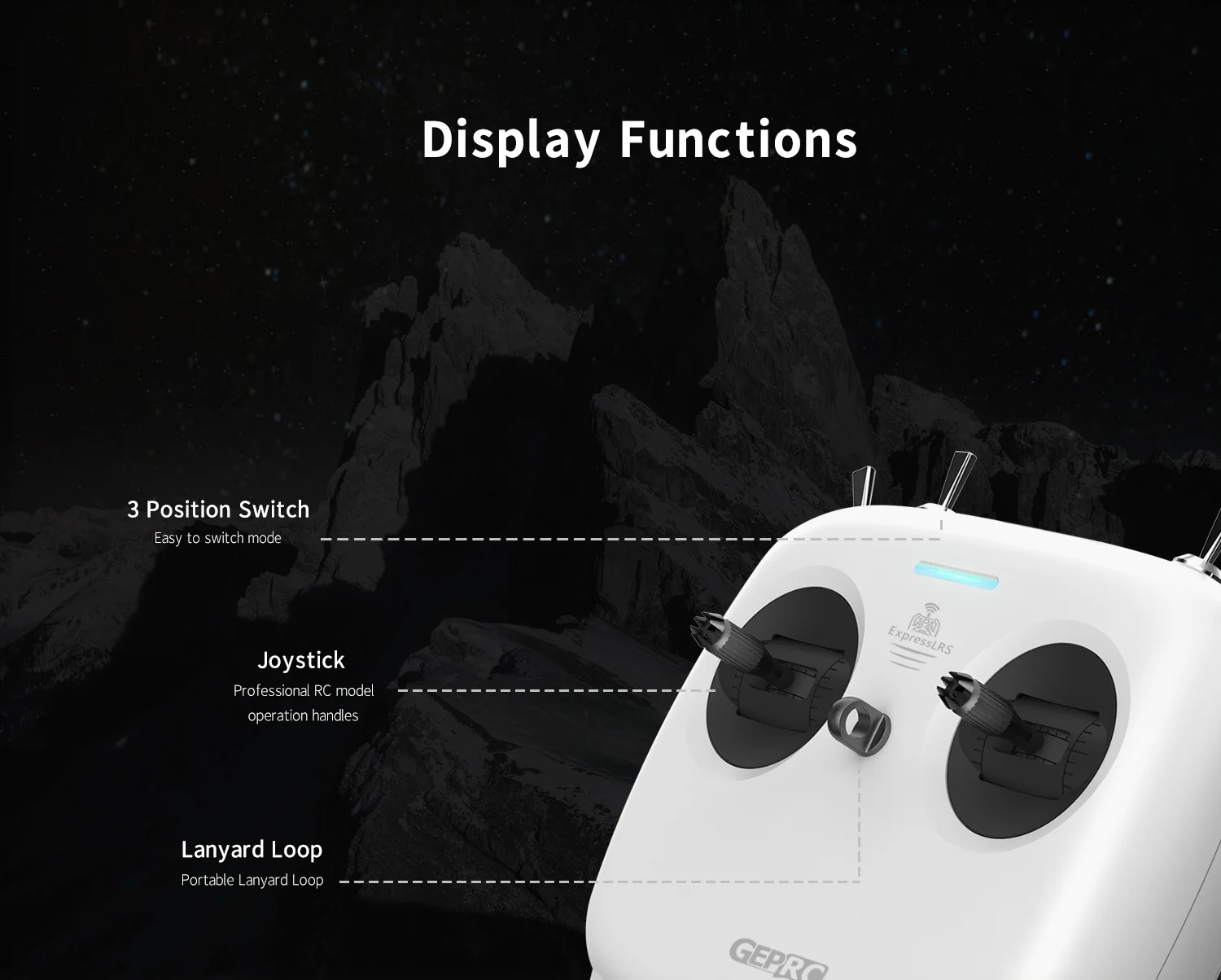 GEPRC TinyRadio ELRS Remote Controller