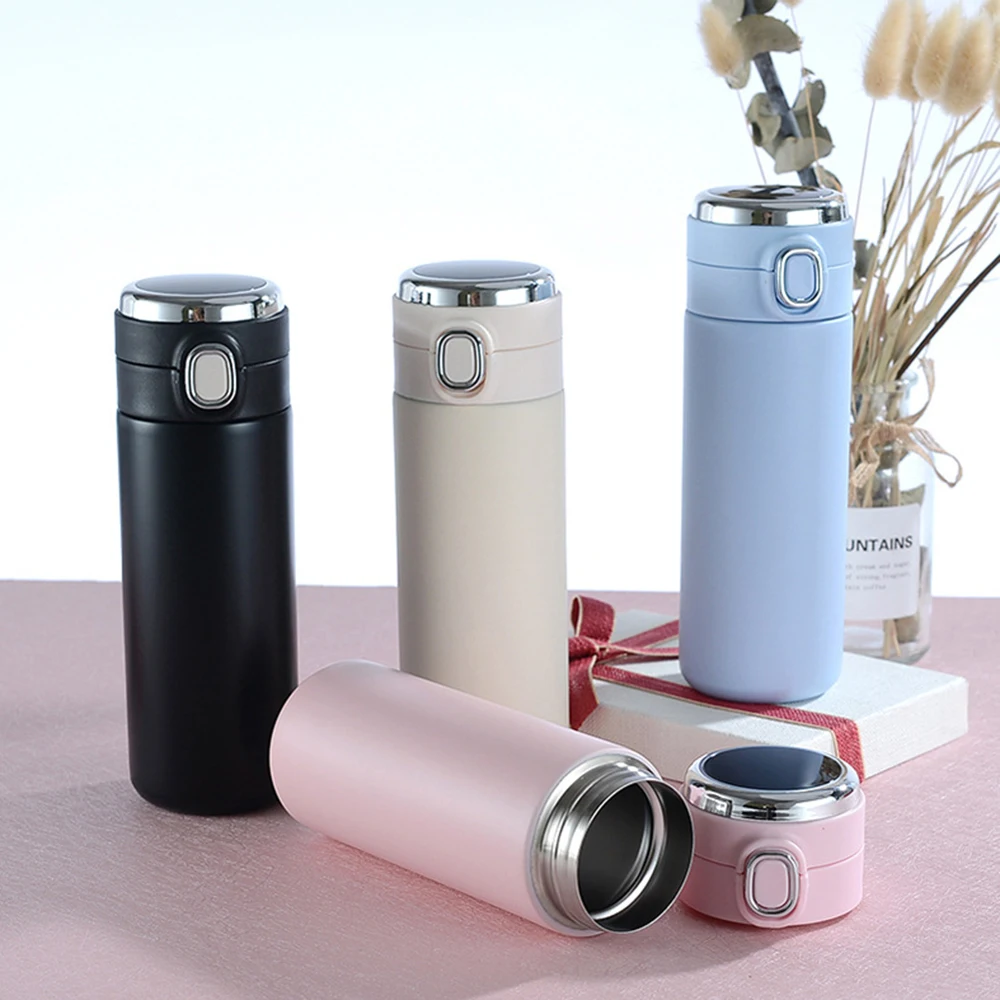 GLOBAL Round LV Stainless Steel Vacuum Flask Tumbler With Led Temperature  Indicator