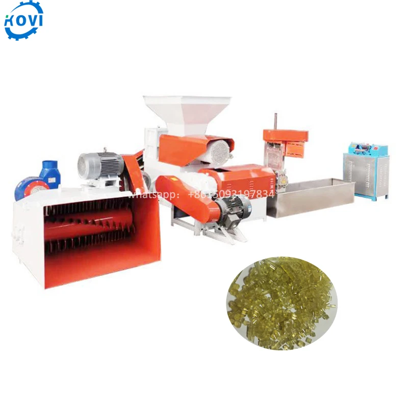 Polyurethane EPS Foam Melting Machine Styrofoam Pellets Making Extruding Granulator Machine