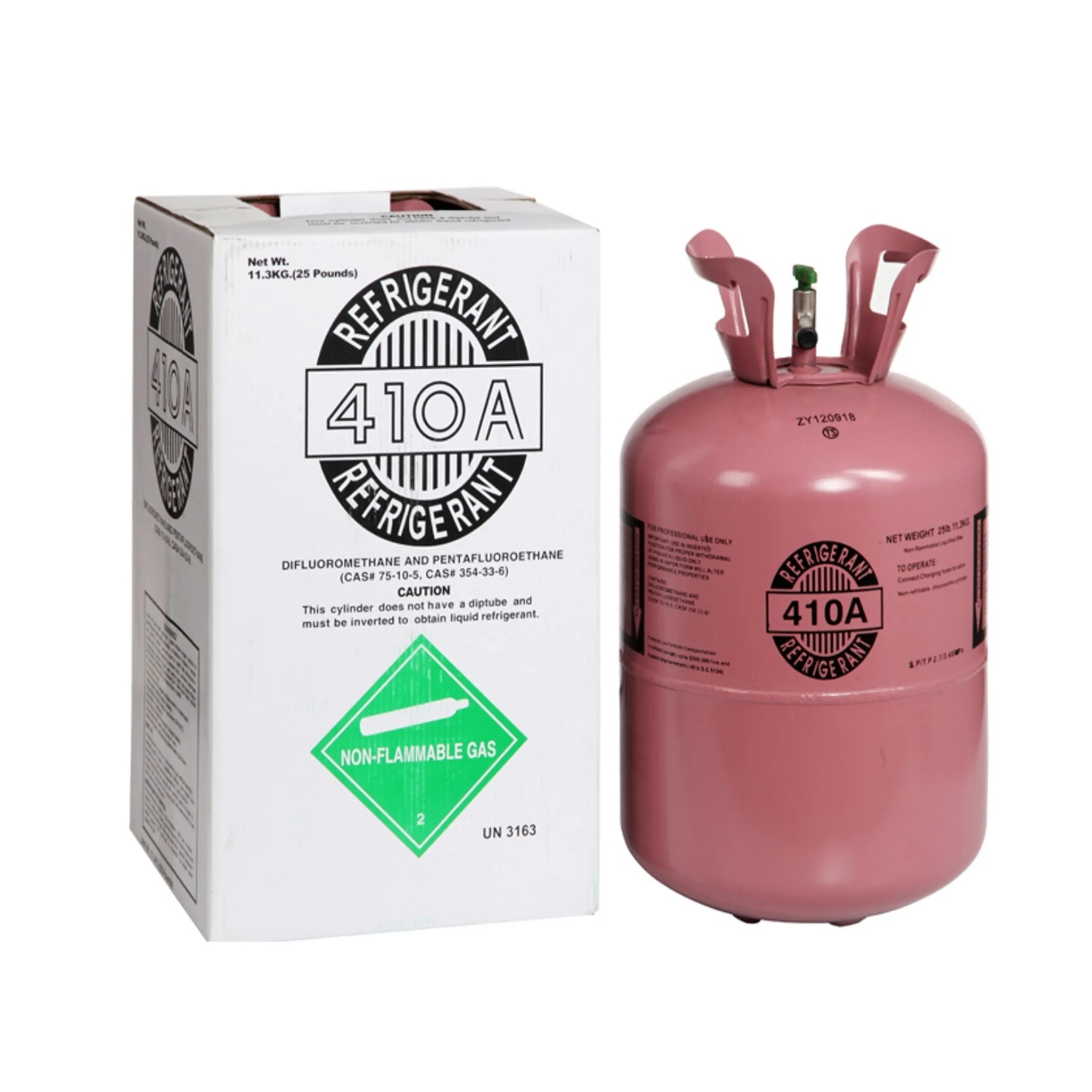 11.3 Kg R410a Refrigerant Gas R-410a Refrigerant 25 Lb Tank Disposable ...