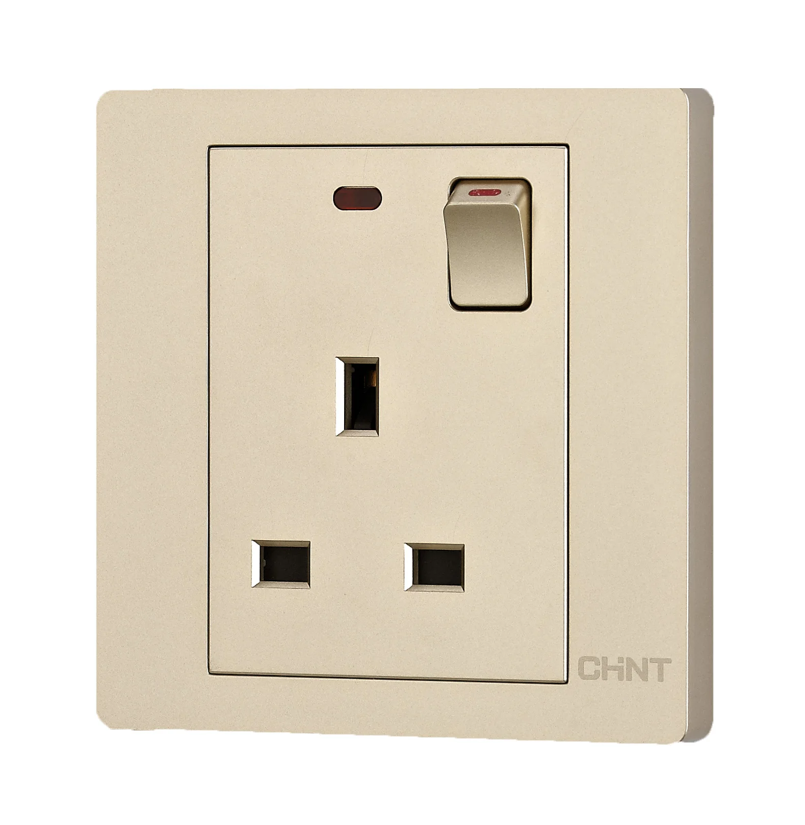 Chint Power 13A 250V Long Use Life Wal 1 Gang 3 Pin Switch and Sockets Latest