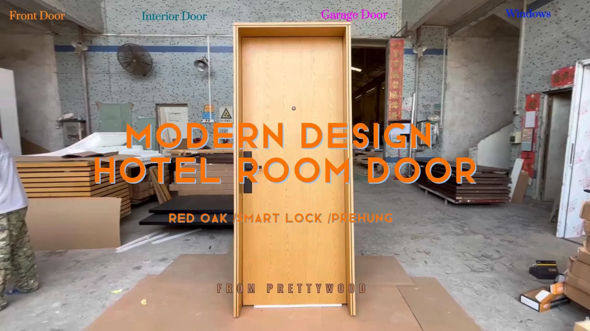 Prettywood Low Price Minimalist Style Modern Mdf Melamine Interior