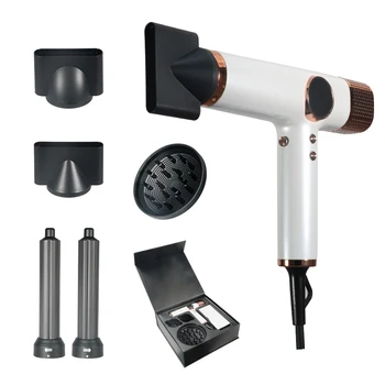 KooFex Professional Salon Digital Display Hair Blower 1800W Powerful BLDC Hair Dryer with Diffuser & Curling T-Shape Hair Dryers