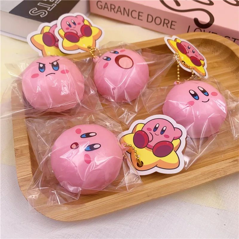 Cute Kirby Squeeze Toys - Stress Relief for Kids & Adults