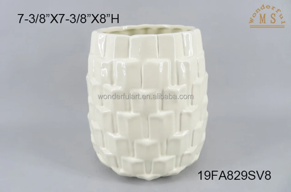 Home Decor Wholesale Porcelain Nursery Flower Pot Ceramic Pots Colorful Garden Pot for Planter