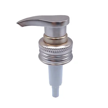New Design Uv Metalized Gold Silver Plated For Liquid Spring External Lotion Pump Dispenser Top