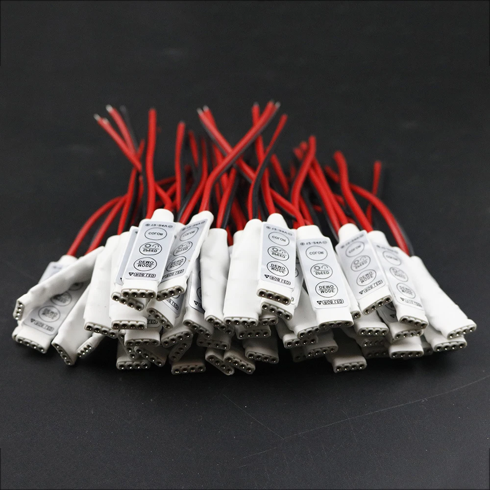 The Best Selling High Quality Light Strip Dimmer RGB LED Light Strip Mini 3-button Controller