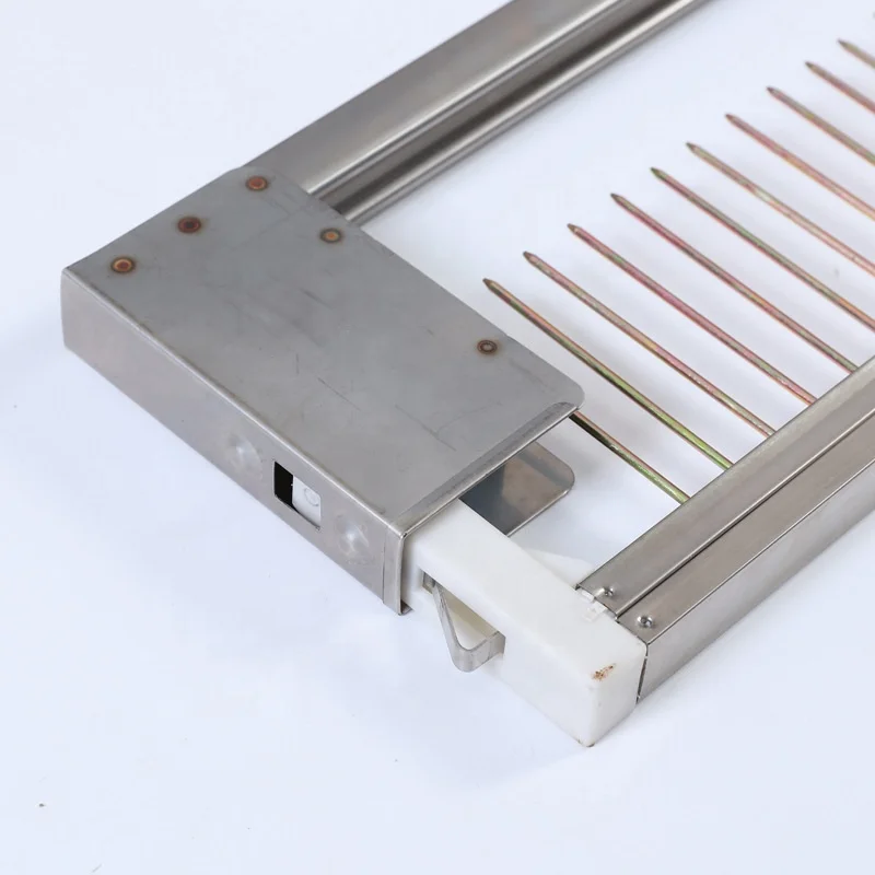 132 134 138 Hot Sale Stainless Steel Comb Tobacco Leaves Curing Clamp  Professional Metal Tobacco Leaf Clamp and Loading Bench
