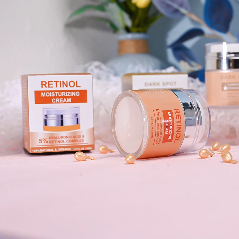 AiXin Private Label 50ML Hydrating Anti Wrinkle Repairing Smoothing Skin Brightening Vitamin a Face Moisturizer Retinol Cream
