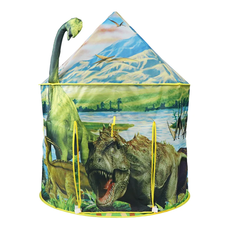 Carry Bag for Boys & Girls Incredibly Realistic Dinosaur Design for Indoor and Outdoor Fun Dinosaur Tent Imaginative Games & Gift Foldable Playhouse Toy Dinosaur Play Tent Playhouse 