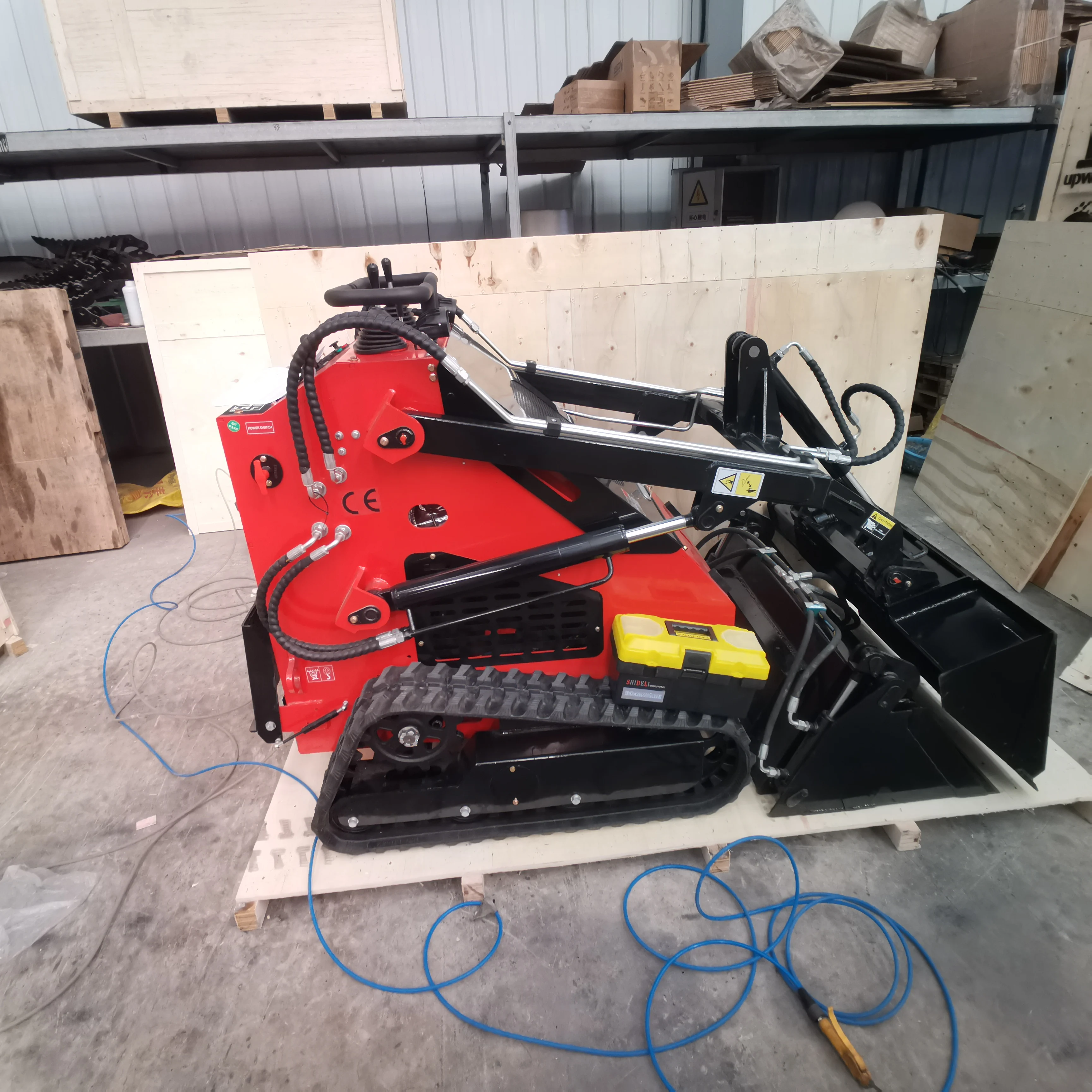 product skid steer mixer bucket hydraulic concrete mixing attachment for sale-11