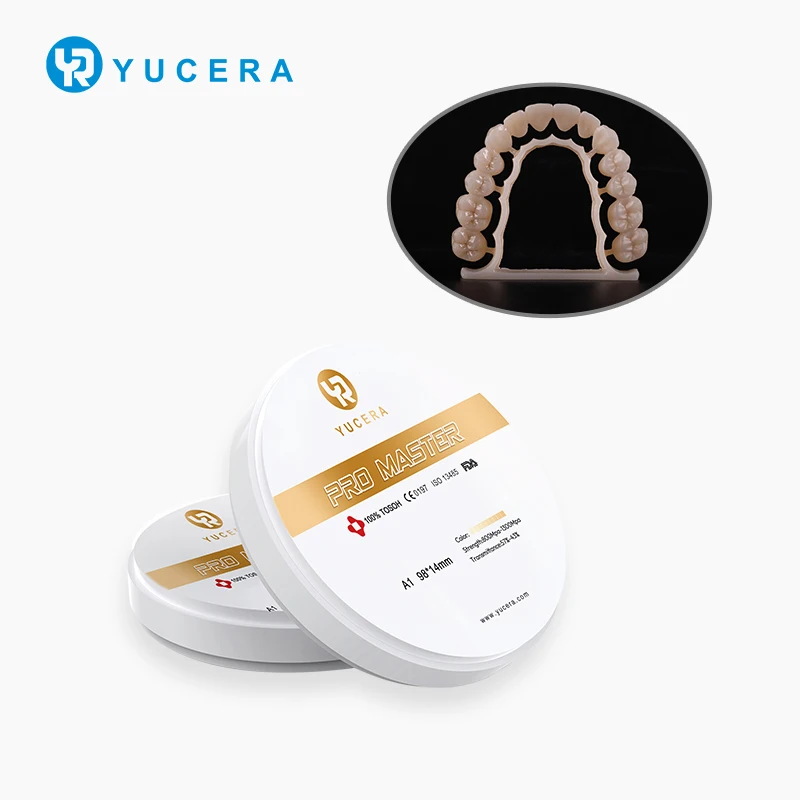 100% TOSOH Powder Yucera-ProMaster Multilayer Zirconia Block CAD CAM Dental Materials for Dental Lab