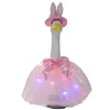 Pink rabbit style with light