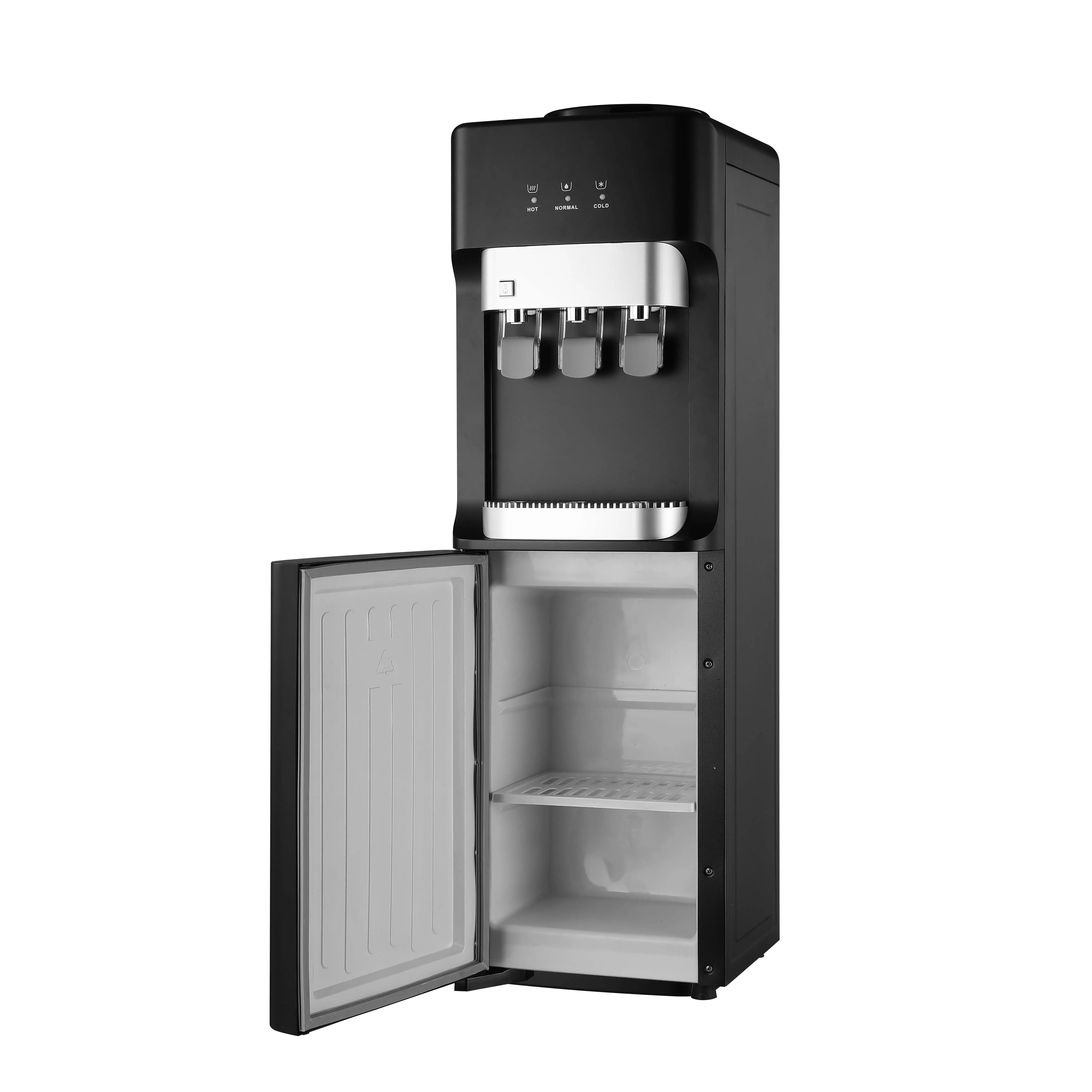 Advanced Top-Loading Standing Water Dispenser with Push-Cup Design Hot, Normal, Cold and Child Safety Lock