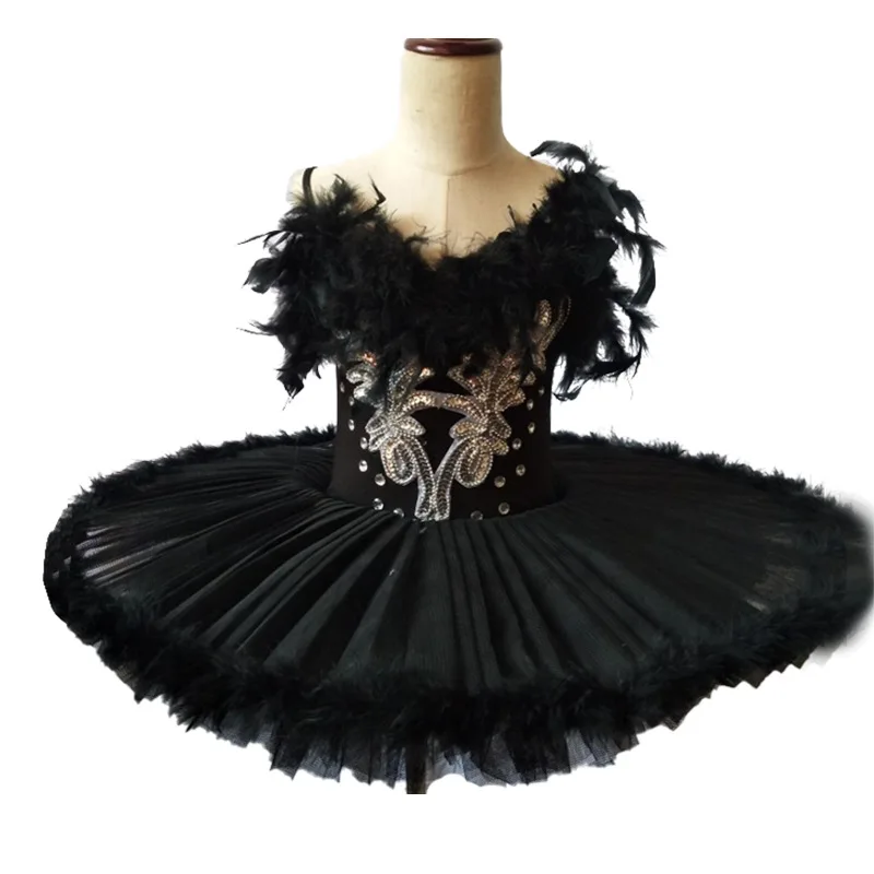 Black Swan Ballet Dance Dress - Cute Sweet Girl Princess Dress
