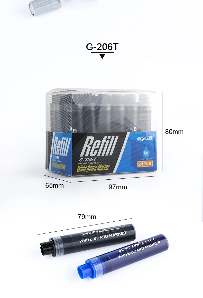 Gxin Wholesale Board Marker High Performance Whiteboard Pens Refill Ink