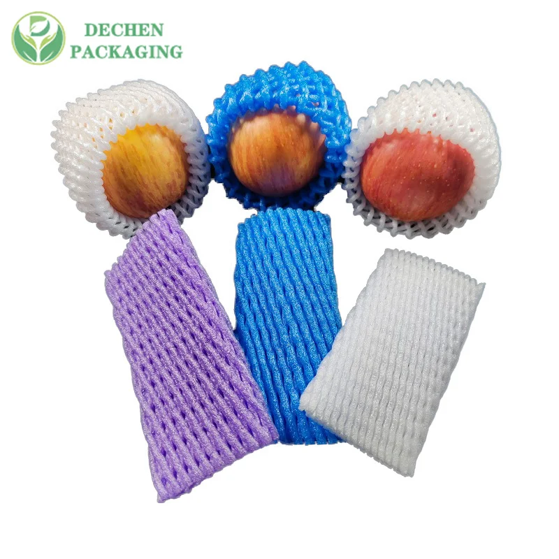 Expanding Foam Wine Bottle Nets Sock Customized Plastic Fruit Tray