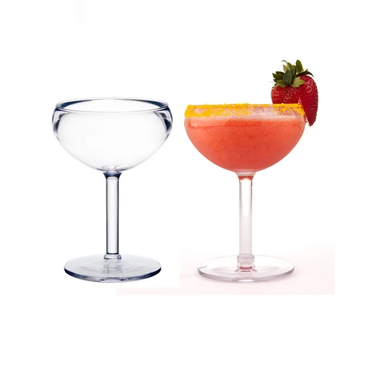 440ml Dishwasher Safe Plastic Ice Cream Cups Wine Goblet Big Margarita
