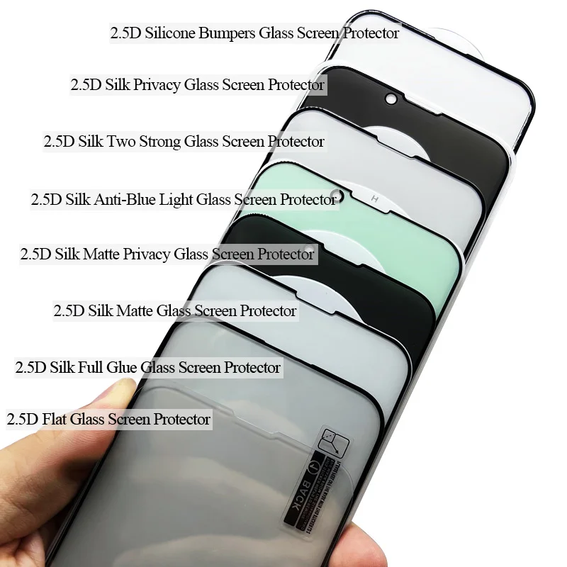 9H 3D Tempered Glass Screen Protectors for All Phones