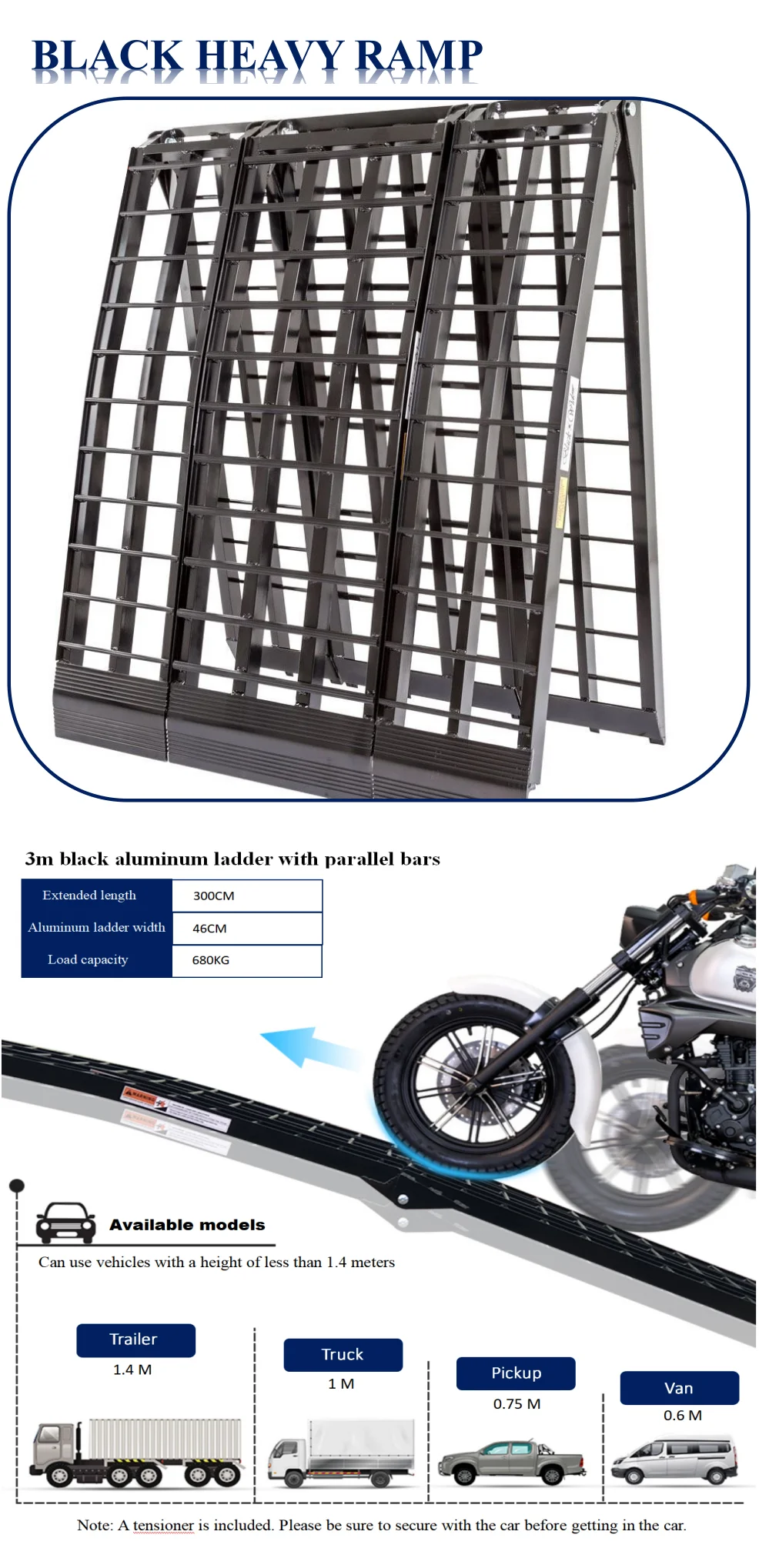 product portable dock aluminum folding motorcycle ramp-14