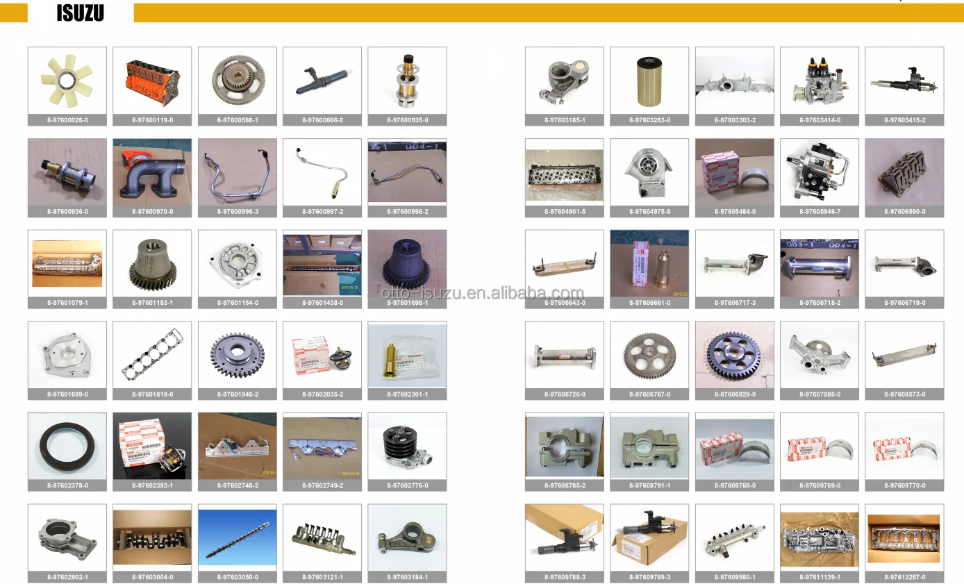 OTTO Excavator Parts - Reliable Fan Belt for Isuzu Molder