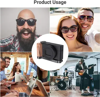 SmallRig L-Shape Bracket Wooden Grip for RX100 III/IV/V (VA) / VI/VII Camera - LCS2467 product image