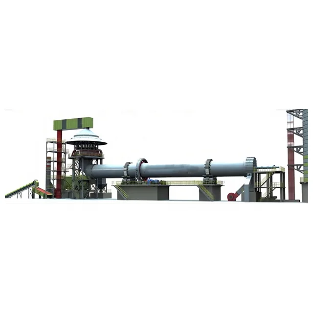 Quality Reliable Quick Limestone Processing by Using Rotary Kiln Active Lime Production Line100t/d to 1200t/d