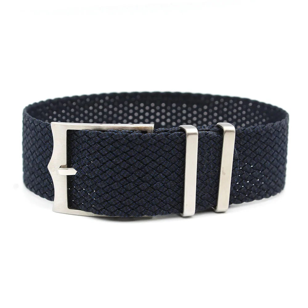 Cinturino per orologio in Nylon di alta qualà da 20mm 22mm fibbia in acciaio inossidabile cinturino da polso di ricambio da uomo per accessori per orologi  1511