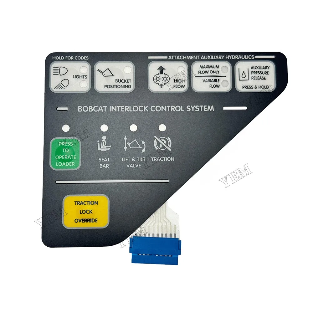 Left Instrument Panel Button Panel 6675982 Suitable for Bobcat Replaces Engine Parts