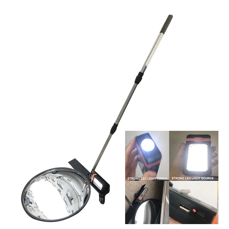 Круглое портативное выпуклое зеркало под транспортным средством, зеркало для проверки безопасности автомобиля