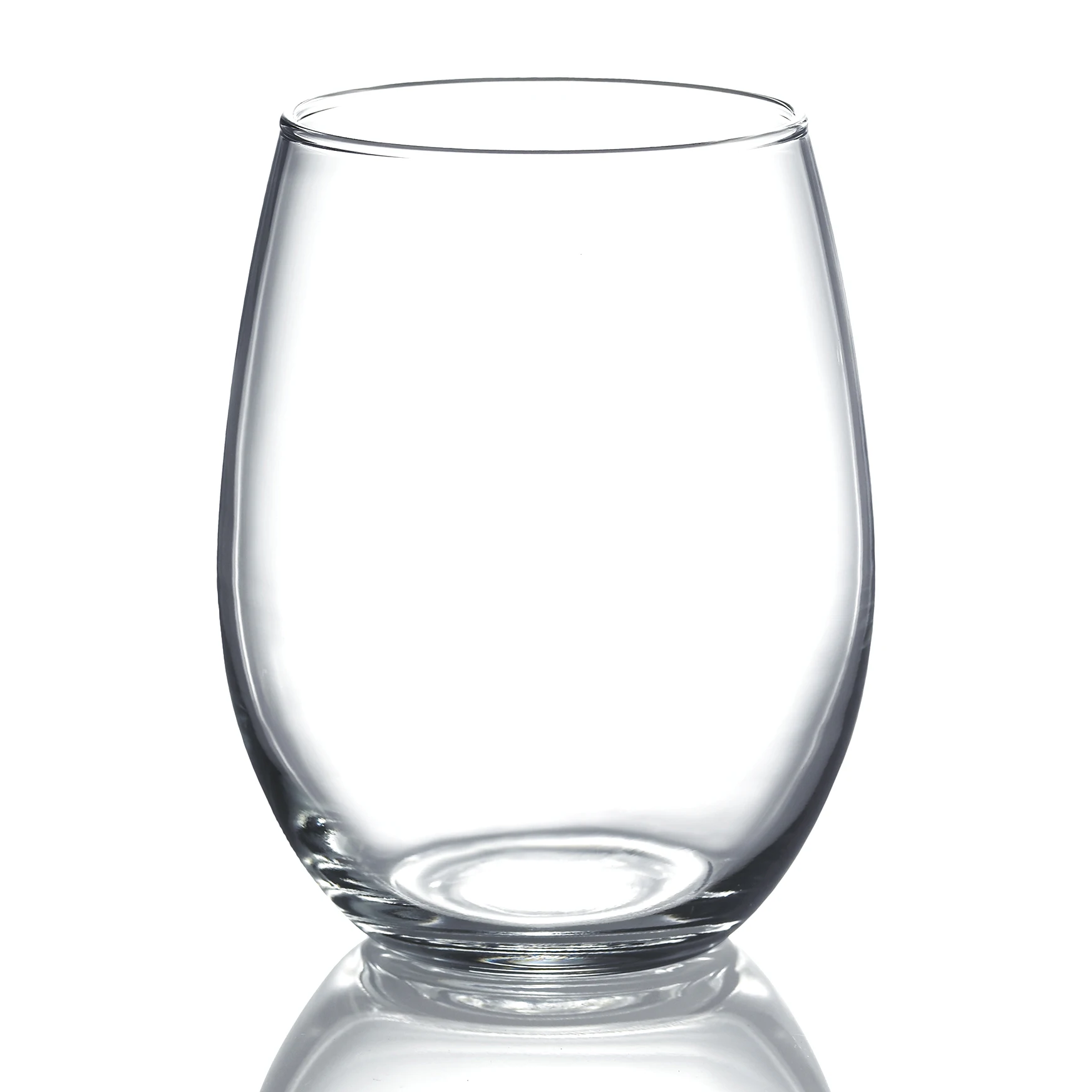 Source 9oz 14oz 20oz big size crystal clear glass tumblers custom design  stemless red wine glass in bulk on m.