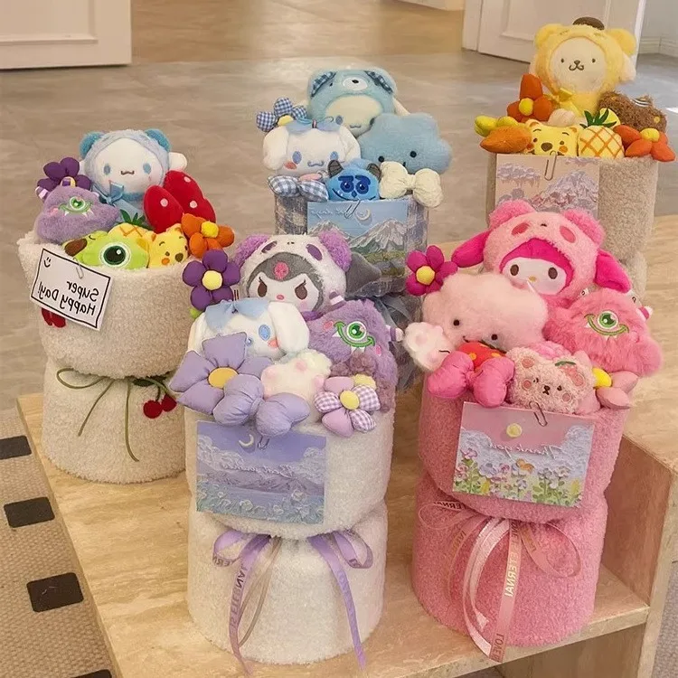 Wholesale Custom Pochacoo Bouquet Kuromi Cinnamoroll Mymelody ...