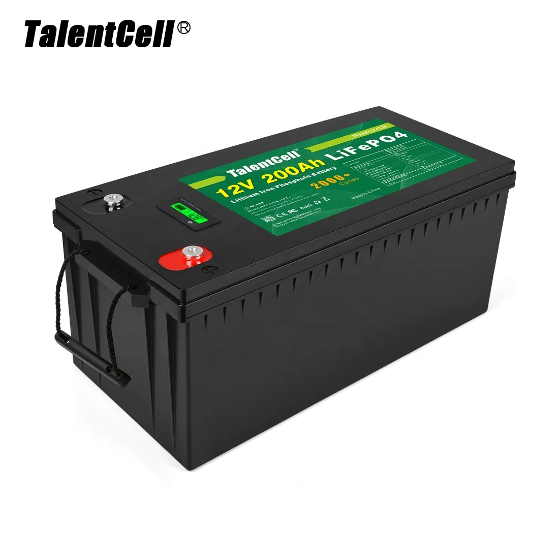 High Quality Deep Cycle Rechargeable Lithium Ion Lifepo4 Deep Cycle 12V 100Ah 200Ah LiFePO4 Battery