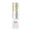 Rotating LED Metal Acrylic Jewelry Display Cabinet